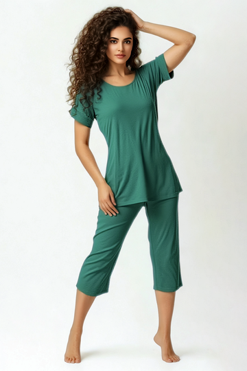 BLS - Breeze Viscose Pajama Set - Green
